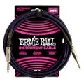 Ernie Ball 10' Braided Straight Straight Inst Cable Purple Black