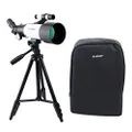 SVBONY SV501P Telescope for Adults, Astronomical Refractor Telescope for Beginners Kids Gift, 70mm Aperture 400mm Telescope for Moon Planets, Portable Telescope with Tripod and Backpack