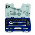 Williams 50619 1/2-Inch Drive Metric Basic Tool Set, 25-Piece With Rugged Case, 12-Point