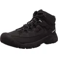 Keen Men's Targhee EXP Mid Waterproof Hiking Boots, Black, 10 US