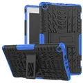 Maomi Amazon Fire 8" (2017/2018 Release) Case,[Kickstand Feature],Shock-Absorption/High Impact Resistant Heavy Duty Armor Defender Case for Kindle fire HD 8 7th/8th Tablet (Blue)