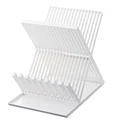 YAMAZAKI home 2607 Dish Drainer-Drying Rack for Kitchen Counters, One Size, White