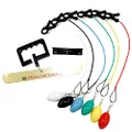 T. H. Marine G-Force Conservation Cull System Gen 2 - Fish Culling Beam with 6 Color Coded Buoy's and Clips for Bass Fishing Tournaments - Includes Cull Tag Holder