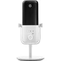 Elgato Wave:3 - Premium USB Condenser Microphone and Digital Mixing Solution, Anti-Clipping Technology, Capacitive Mute, Streaming and Podcasting, White (10MAB9911)