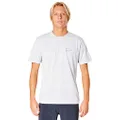 Rip Curl Men's Casual T Shirt, Grey Marle, XX-Large-3X-Large US