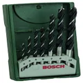 Bosch Accessories 7 Piece Mini-X-Line Wood Drill Bit Set (for Wood, Ø 3-10 mm, Accessories for Drills)