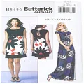Butterick B5456 Misses' Petite Back-Keyhole Dresses, Size 8-10-12-14