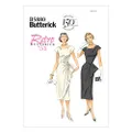 Butterick 5880 Misses' Standard Pattern Petite Side-Ruffle Dress and Belt Sewing Pattern, Size 6-8-10-12-14