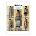 Butterick B6330Y Misses' Elastic-Waist Romper and Jumpsuit, Size 4-6-8-10-12-14