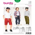 Burda 9354 Girl's Sewing Pattern Plus Pants and Shorts, Size 6-13