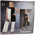 Vogue 1581 Misses' Casual Tunic and Pants Sewing Pattern, Size 6-8-10-12-14