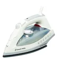 Russell Hobbs Rapid Steam Iron, RHC902, With Steam Burst and Continuous Steam, 280ml Tank, Non-Stick Ceramic Soleplate, Suitable For All Fabrics - White