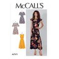 McCall's M7971 Misses' Sewing Patterns Dress, Size 6-8-10-12-14