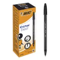 BIC Cristal Exact Ball Pens Needle Point (0.7 mm) - Black, Box of 20