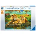 Ravensburger - Lions in the Savannah Puzzle 500 Pieces
