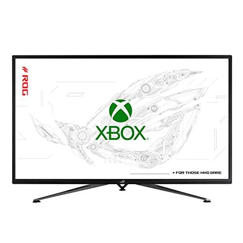ASUS ROG Strix XG43UQ Xbox Edition HDMI 2.1 Gaming Monitor — 43-inch 4K UHD (3840 x 2160), 144 Hz, 1 ms MPRT, HDMI 2.1, AMD Premium Pro Technology, Black Frame/White Back