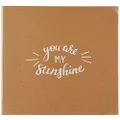 MCS Expandable 10-Page Scrapbook Album with 12 x 12 Inch Pages, 13.5 x 12.5 Inch, You are My Sunshine