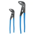 Channellock GLS-1 Griplock 9-1/2-Inch and 12-Inch Tongue and Groove Plier Set, 2-Piece