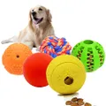 Vocalopets 5 Different Functions Interactive Dog Toys,Dog Puzzle Toys Ball for Medium Large Dog Chewers,Dog Squeaky Ball,Chew Toy Rubber Ball,Teething Ball,Food Treat Dispensing Toy,Rope Ball