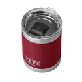 YETI Rambler 10 oz Lowball, Vacuum Insulated, Stainless Steel with MagSlider Lid, Harvest Red