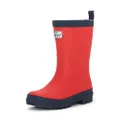 Hatley Unisex-Child Classic Rain Boots Accessory, Red & Navy, 5 Toddler