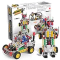 Construct IT Transformation Robot - 215 Piece Transforming Robot Construction Kit - STEM Toys for 8+ Year Olds - Build Your Own Metal Transformation Robot - STEM for Kids Ages 8-12