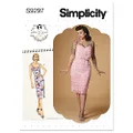 Simplicity S9297 Misses' Sewing Pattern Dress, Size 6-8-10-12-14