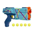 NERF Rival Kronos XVIII-500 Blaster, Breech-Load, 5 Rival Rounds, Spring Action, 90 FPS Velocity, Teal Color Design (Amazon Exclusive), (F4730)