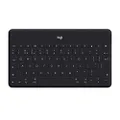 Logitech Keys-To-Go Ultra-Portable Bluetooth Keyboard, Black