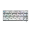 Logitech G915 TKL Lightspeed RGB Mechanical Gaming Keyboard - Aluminum, White