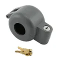 Prime-Line Products S 4180 Door Knob Lock-Out Device, Diecast Construction, Gray Painted Color, Keyed Alike