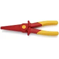 KNIPEX Tools 98 62 02, Flat Nose Plastic Pliers 1000V Insulated