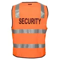 Prime Mover unisex Security Day Night Safety Vest with Tape, Yellow, Medium