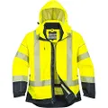 Portwest Mens PW3 Hi-Vis Breathable Jacket, Yellow/Navy, X-Large