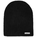 neff Daily Heather Beanie Hat for Men and Women, Black, One Size