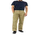 Dickies Men's Slim Straight Work Pants, Khaki, 36W x 34L