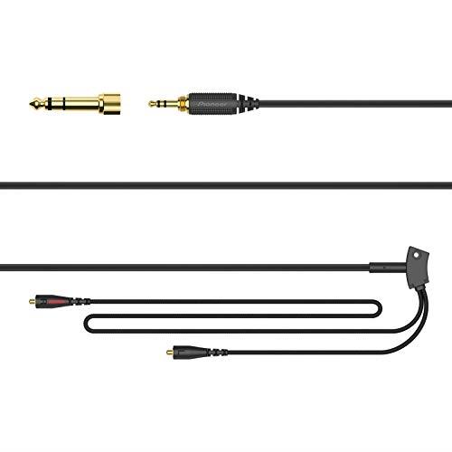 Pioneer DJ HC-CA0202 1.6m Straight Cable for HDJ-C70 Headphones, Black