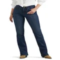 Lee Women's Flex Motion Regular Fit Bootcut Jean, Renegade, 4 Short