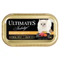 Ultimates Cat Pet Food Whitemeat Tuna with Flaked Salmon, Adult, 80 x 85g, 80 Piece