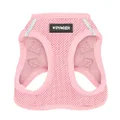 Voyager Step-in Air Dog Harness - All Weather Mesh Step in Vest Harness for Small and Medium Dogs by Best Pet Supplies - Harness (Pink), XX-Small