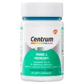 Centrum Benefit Blends Vitamin Mind & Memory with Ginkgo, Ginseng & Brahmi to Support Focus & Improve Memory, 50 Capsules