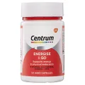 Centrum Benefit Blends Energise & Go with B Vitamins, Nicotinamide, Ginseng & Iron to Support Energy & Physical Endurance, 50 Capsules