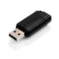 Verbatim Pinstripe USB 2.0 Drive 64GB Black (Microban)