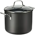 Cuisinart 666-24 Chef's Classic Nonstick Hard-Anodized 8-Quart Stockpot with Lid Black