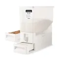 Aroma Housewares 33 lbs Rice & Bean Dispenser, Dry Food Storage Bin (ARD-133), White