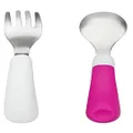 OXO TOT Fork and Spoon Set, Pink