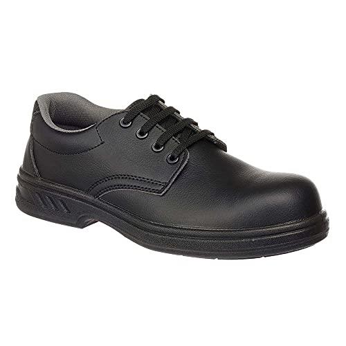 Portwest Steelite Laced Safety Shoe, Black, 37 EU