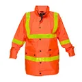 Prime Mover unisex Squizzy Jacket with Micro Prism Tape, Orange, X-Large