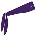 Halo Headband Sweatband Tie Purple