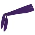 Halo Headband Sweatband Tie Purple